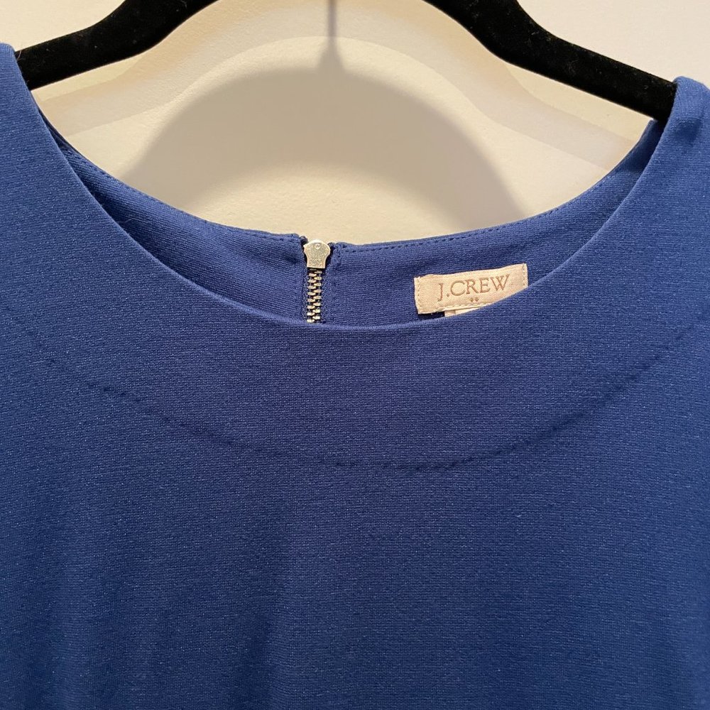 J.Crew Blue Shift Dress - Sz. 10 - Picture 2 of 6